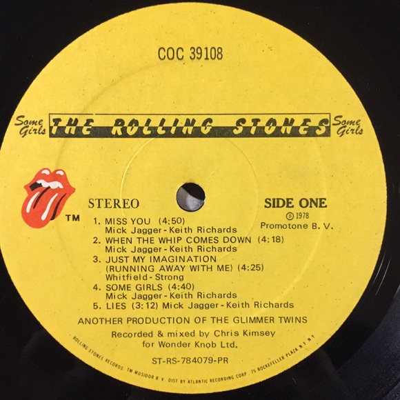 The Rolling Stones - “Some Girls” Vinyl LP - Picture 4 of 5